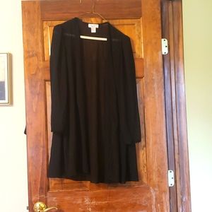 Beautiful Black sheer robe